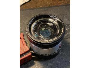 维修日记 2023-04-09: INON UWL-95S XD 第一摔，接到新款镜头摔碎