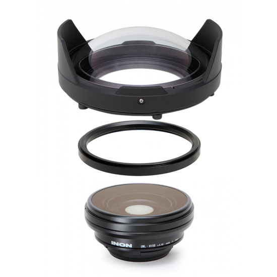 INON Dome Lens Unit II for UWL-H100 鱼眼转换镜 (已停产, 接替产品Dome Lens Unit IIIA/G for UWL-95 C24)