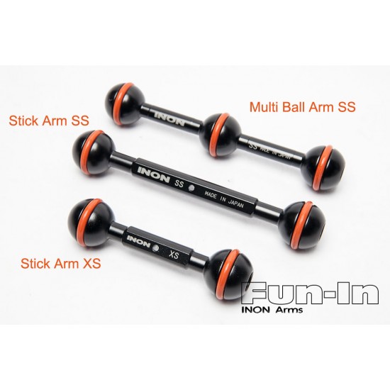 INON Stick Arm 双球棒型灯臂 XS-T 75mm