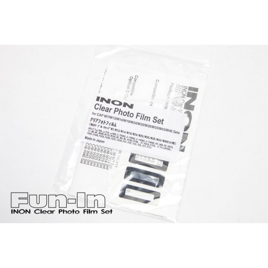 INON 防内闪干扰套件 (Clear Photo Film Set) INON 防内闪干扰套件 (Clear Photo Film Set)