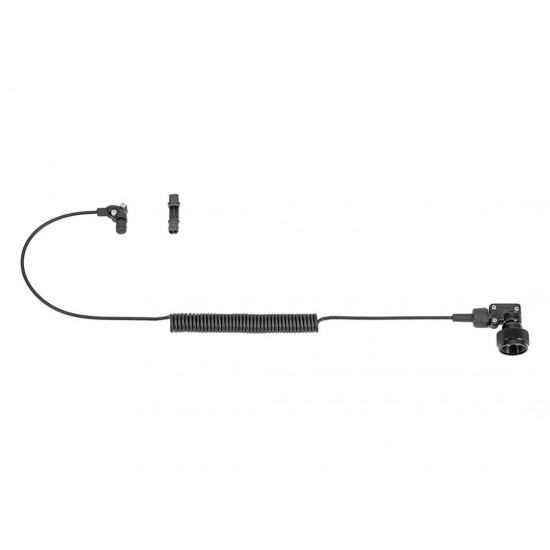INON 光纤线与橡胶接座套装2 (包含单双孔L型橡胶光纤转接头, 长度43cm/17in)