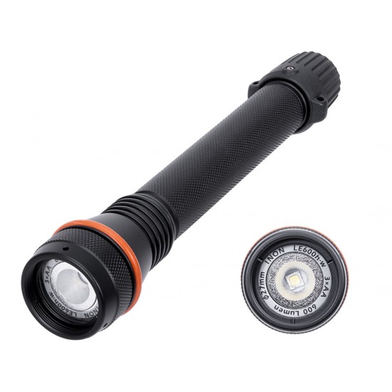 INON LE600h-W LED 灯 (600 流明, 照射角75°散光, 使用3颗AA电池) INON LE600h-W LED 灯 (600 流明, 照射角75°散光, 使用3颗AA电池)