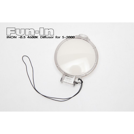 INON -0.5 白色扩散片 for S-2000 (4600K) INON -0.5 白色扩散片 for S-2000 (4600K)