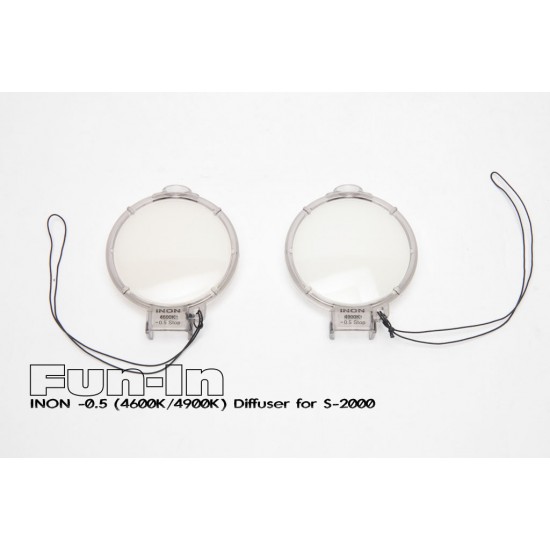 INON -0.5 白色扩散片 for S-2000 (4900K) INON -0.5 白色扩散片 for S-2000 (4900K)