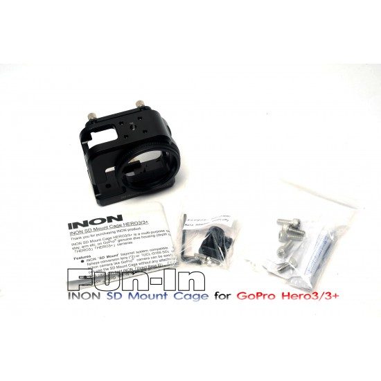 INON SD 转接座盒子 for Gopro 3/3+/4 (60m)