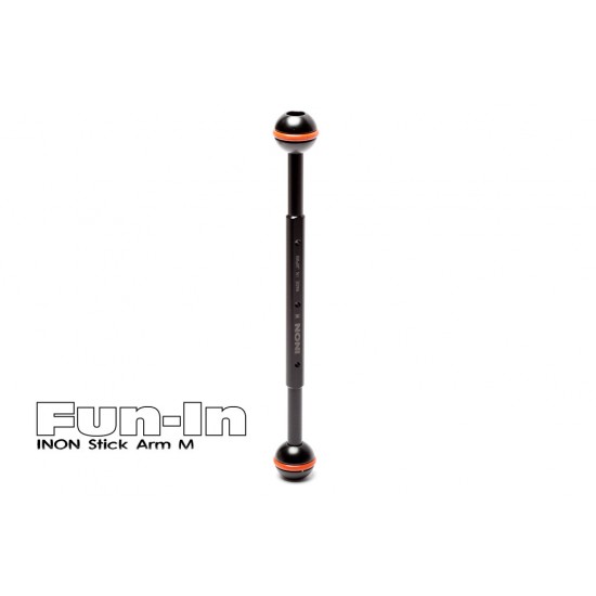 INON Stick Arm 双球棒型灯臂 M-T 200mm INON Stick Arm 双球棒型灯臂 M-T 200mm