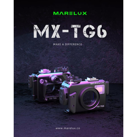 Marelux MX-TG6 防水壳 for Olympus TG6 数位相机 Marelux MX-TG6 防水壳 for Olympus TG6 数位相机