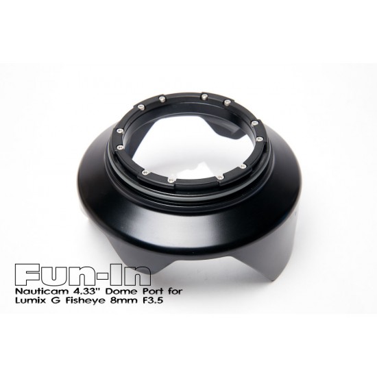 Nauticam N85 4.33'' Dome 镜头罩 for Lumix G Fisheye 8mm F3.5