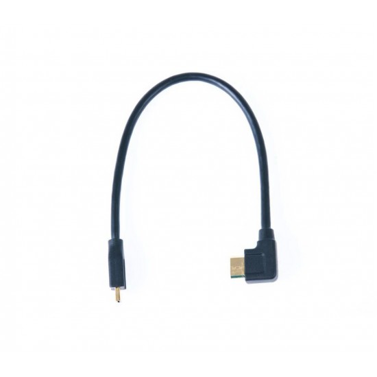 Nauticam HDMI (D-C) 连接线 (长度 240mm, 连接 HDMI bulkhead 与相机)
