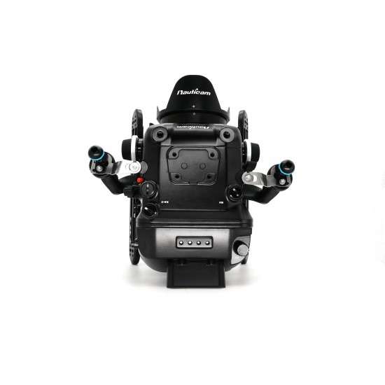 Nauticam NA-EVA1 防水壳 for Panasonic AU-EVA1 5.7K Super 35 Handheld 电影摄影机 (接单订货) Nauticam NA-EVA1 防水壳 for Panasonic AU-EVA1 5.7K Super 35 Handheld 电影摄影机 (接单订货)