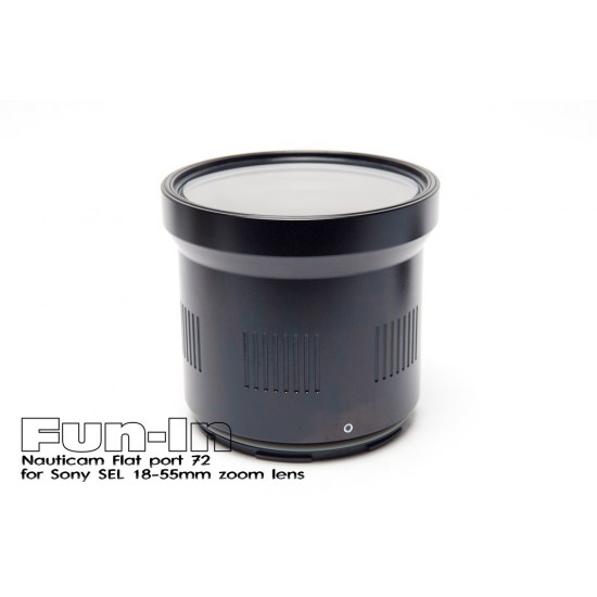 Nauticam N85 Flat Port 72 镜头罩 for Sony SEL 18-55mm 变焦镜