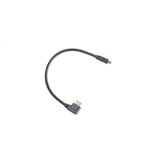 Nauticam HDMI (D-C) 连接线 (240mm) (搭配25031延伸使用, 防水壳内部由相机连接到外接座用)