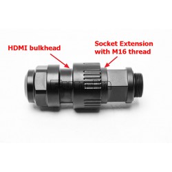 Nauticam M16 螺牙插座延伸座 for 25032 HDMI 接座 Nauticam M16 螺牙插座延伸座 for 25032 HDMI 接座