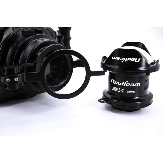 Nauticam 水下微距广角镜 1 (MWL-1) 使用全幅60mm微距镜头有150度视角 Nauticam 水下微距广角镜 1 (MWL-1) 使用全幅60mm微距镜头有150度视角