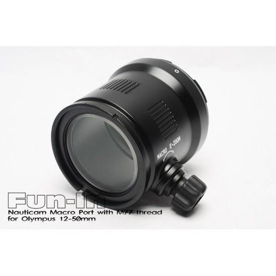 Nauticam N85 微距镜头罩 (M77螺牙) for Olympus ED 12-50mm