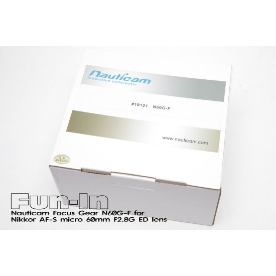 Nauticam N60G-F 对焦环 for Nikkor AF-S micro 60mm F2.8G ED lens