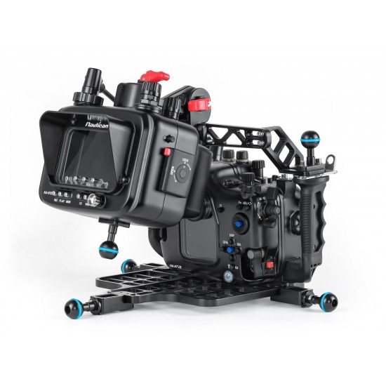 Nauticam Atomos Ninja V-S 防水壳 for Atomos Ninja V (HDMI 2.0 连接线为选购) with Atomos AtomX SDI Module Nauticam Atomos Ninja V-S 防水壳 for Atomos Ninja V (HDMI 2.0 连接线为选购) with Atomos AtomX SDI Module