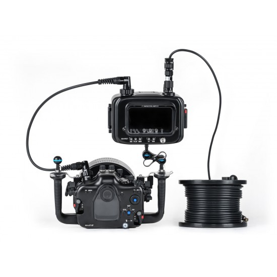 Nauticam Atomos Ninja V-S 防水壳 for Atomos Ninja V (HDMI 2.0 连接线为选购) with Atomos AtomX SDI Module