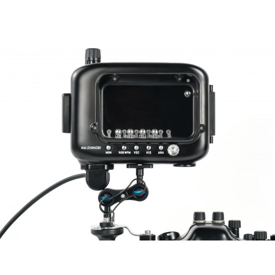 Nauticam NA-Shinobi-S 外接银幕防水壳 for Atomos Shinobi 5.2" 4K HDMI Monitor with SDI input (接单订货)