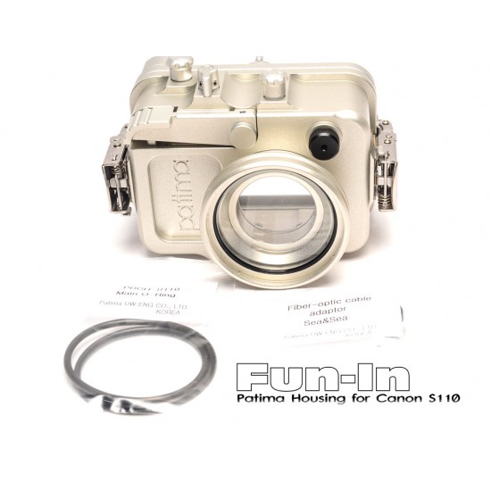 Patima 防水壳 for Canon S110 (送67mm玻璃滤镜!)