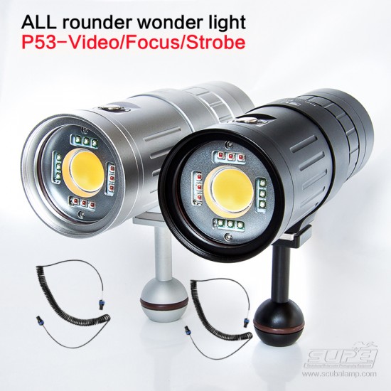 SUPE P53 Video-Focus-Strobe 多用途摄影灯 (5,000 流明) SUPE P53 Video-Focus-Strobe 多用途摄影灯 (5,000 流明)