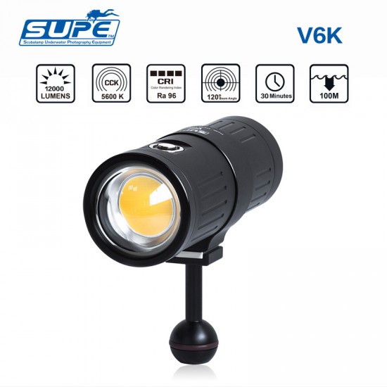 SUPE V6K 摄影灯 (12000 流明)