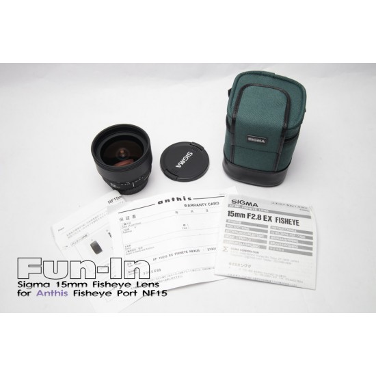 Sigma 15mm F2.8 Fisheye 镜头 for Anthis NF15 鱼眼镜头罩