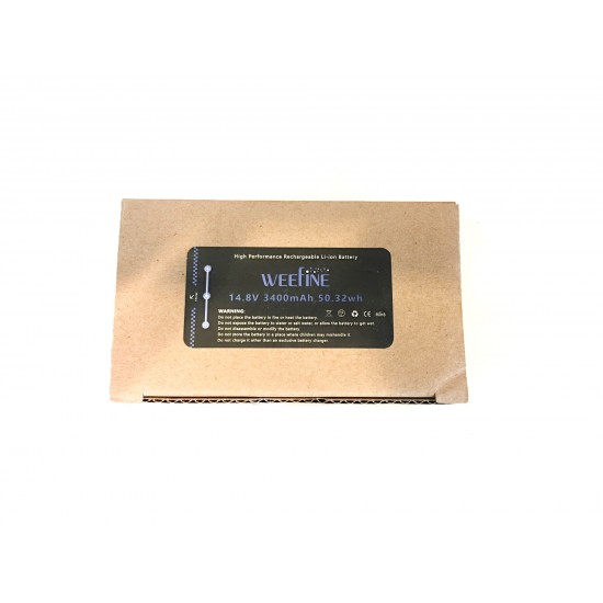 Weefine WF033 14.8V 3400mAh 50.3Whr 备用电池 for Solar Flare 2800/3800/5000/WFS02/WFS05