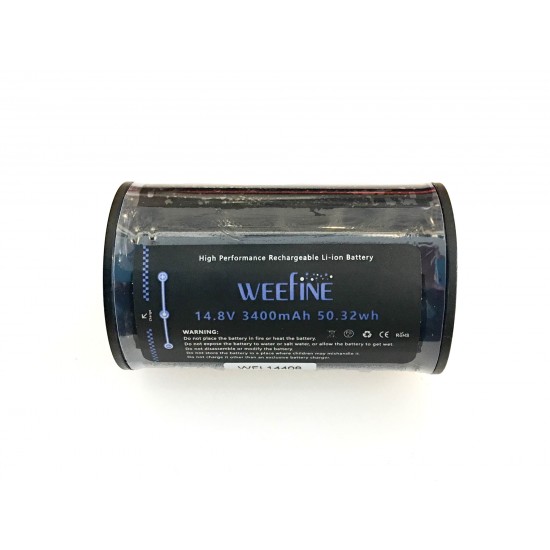 Weefine WF033 14.8V 3400mAh 50.3Whr 备用电池 for Solar Flare 2800/3800/5000/WFS02/WFS05