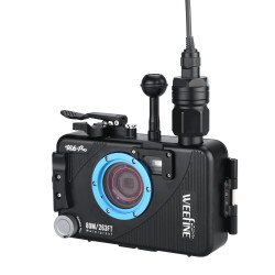 Weefine WFHTG6 Pro 防水壳 for Olympus TG-5/TG-6/TG-7 (内建真空测漏系统)