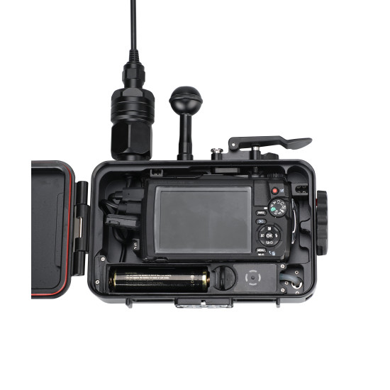 Weefine WFHTG6 Pro 防水壳 for Olympus TG-5/TG-6/TG-7 (内建真空测漏系统)