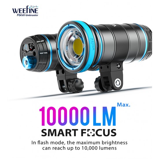 Weefine Smart Focus 10000 流明摄影灯 (有闪灯模式, Ra80)