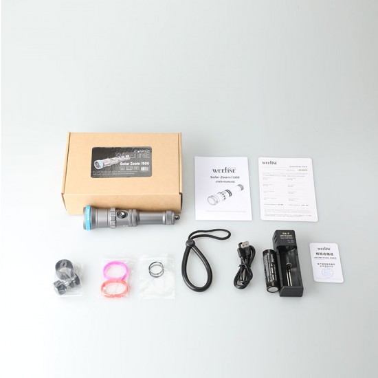 Weefine WF088 Solar Zoom 1500 SZ1500 可调聚散光手电筒 (15°~55°) Weefine WF088 Solar Zoom 1500 SZ1500 可调聚散光手电筒 (15°~55°)