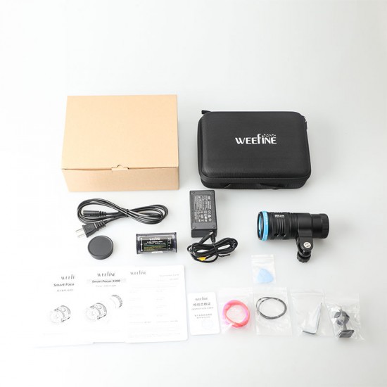 Weefine WF089 Smart Focus 3500 流明摄影灯 (有闪灯模式)