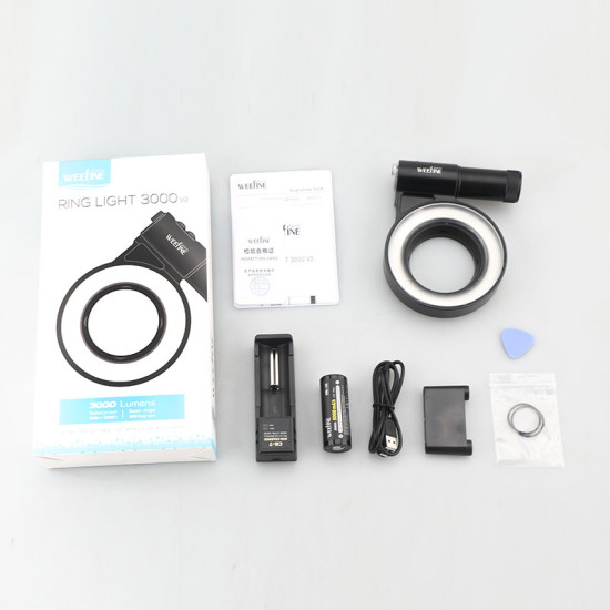 Weefine WF101 环形灯 3000  v2 3000流明含闪灯模式