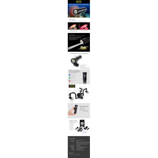 X-Adventurer M2500-WSRBA 2500流明摄影灯 X-Adventurer M2500-WSRBA 2500流明摄影灯