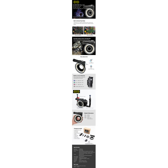 X-Adventurer RL3000 Pro 环形灯 3000 流明含闪灯模式 X-Adventurer RL3000 Pro 环形灯 3000 流明含闪灯模式